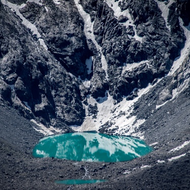 Il Cervino e il ghiacciaio del Gorner dalla cima del Gornergrat