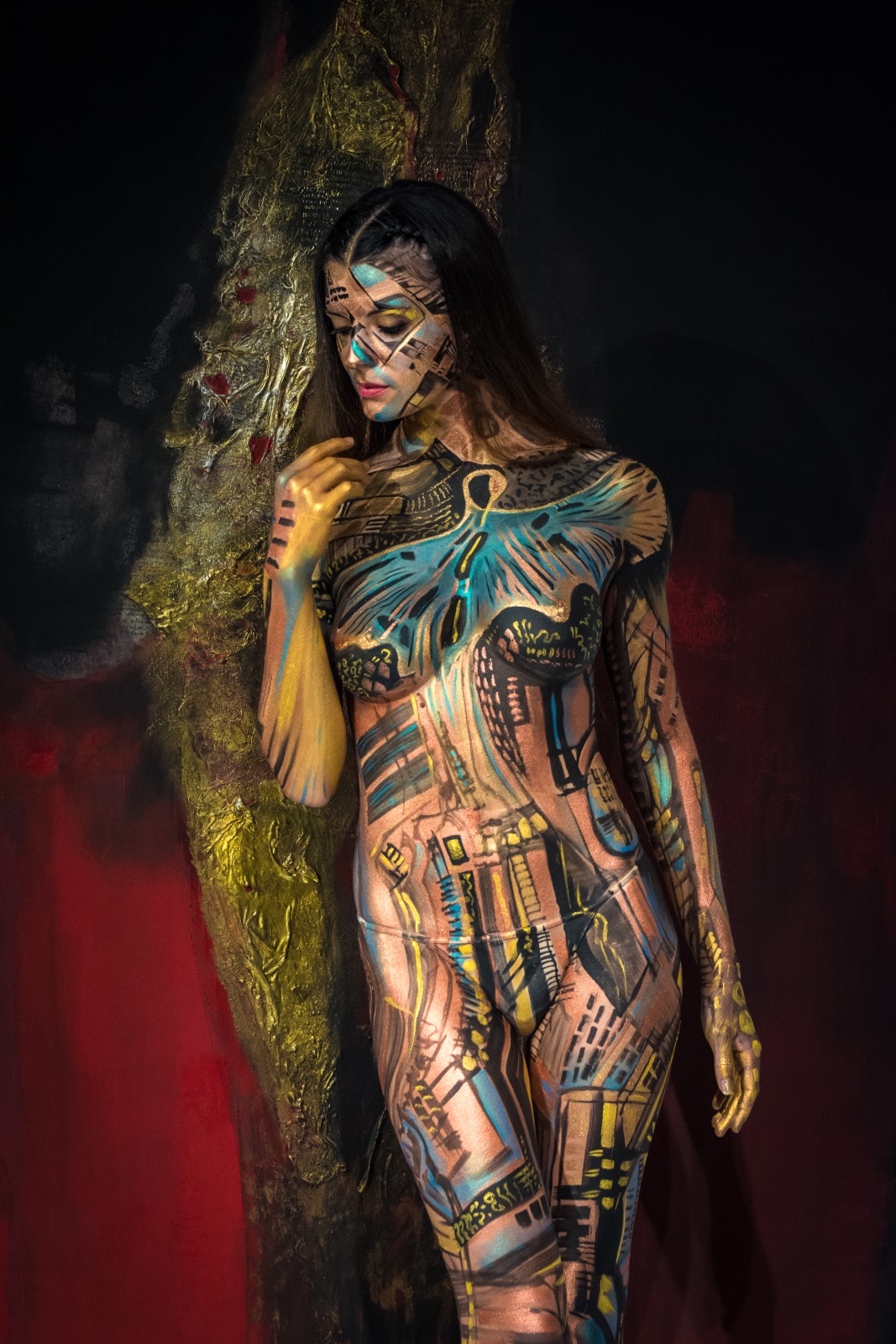 Body Painting - Guido Daniele alla Fondazione Luciana Matalon